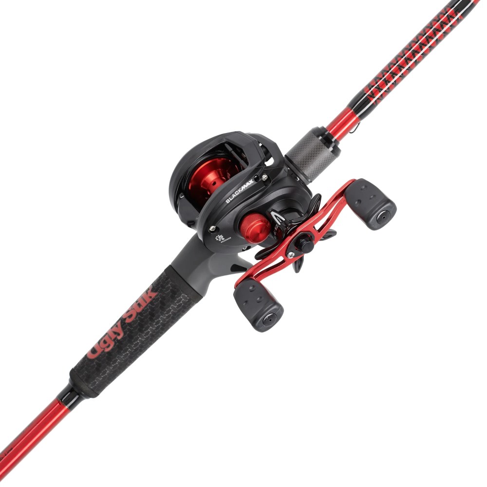 Ugly Stik Carbon Baitcast Fishing Combo,  7" Medium Heavy Rod,  Right Handed Reel