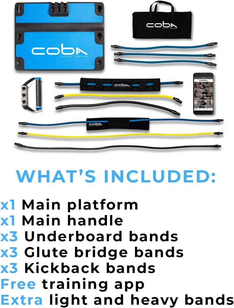 COBA Glute Trainer - Full Home Workout System, Core & Booty Exercise Machine, Resistance Band Full Body Trainer - Image 5