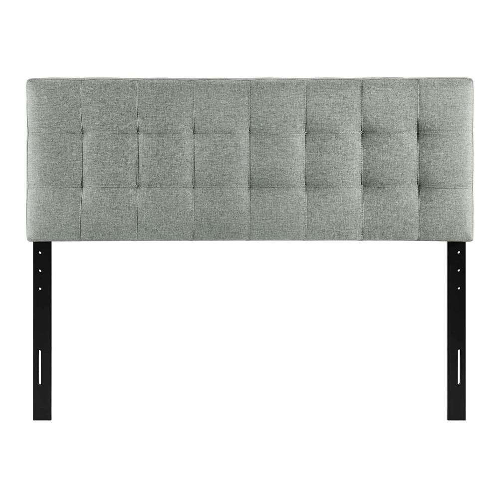 Modway Lily Full Upholstered Polyester Fabric Headboard in Gray - Image 6