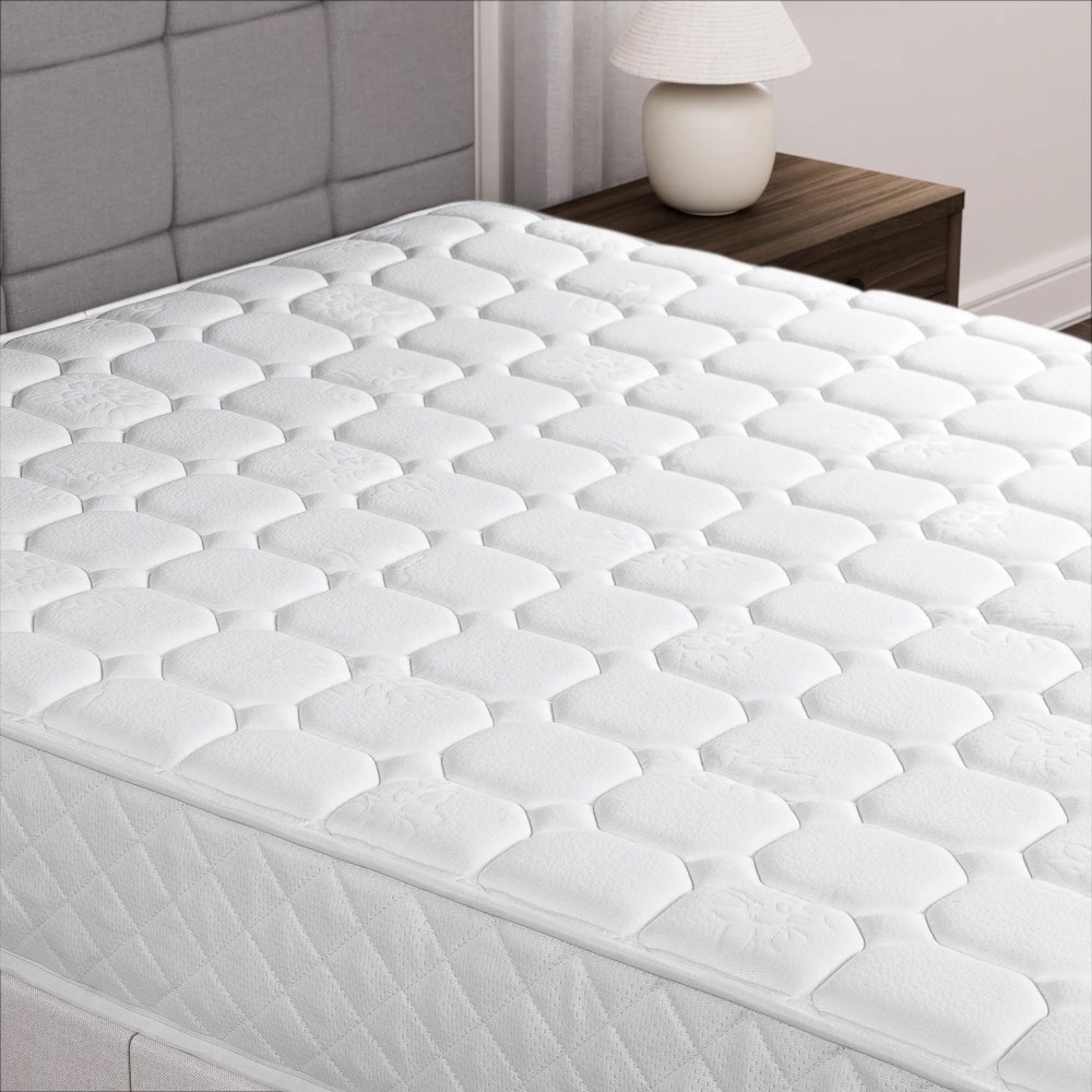 Zinus Quilted Hybrid Mattresses 8", Comfort Foam and Pocket Spring, Adult, Twin-XL - Image 2