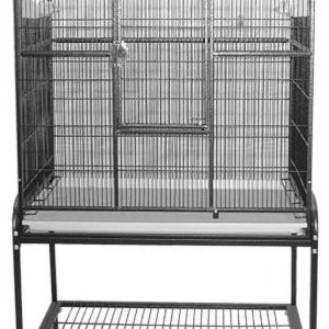 A and E Cage Co. Wrought Iron Flight Cage-Platinum