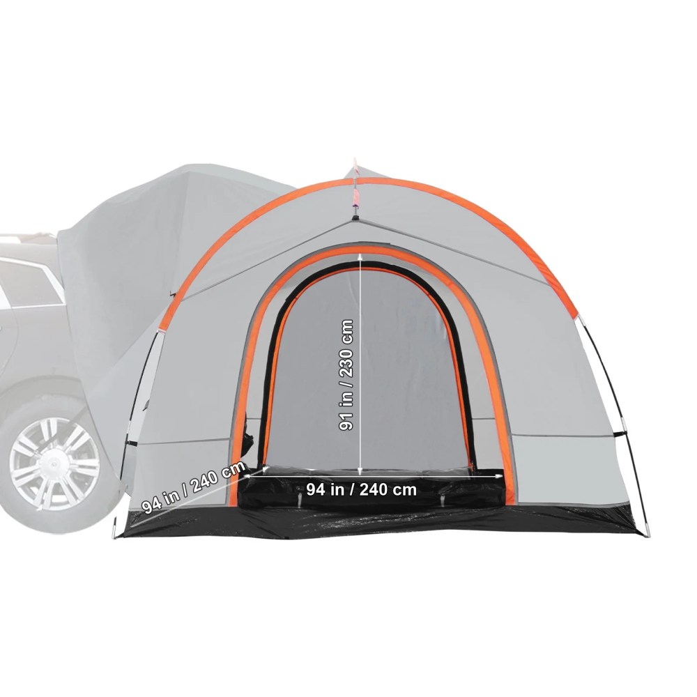 VEVOR SUV Camping Tent 8-8 Ft Waterproof Pickup SUV Tent with Rainfly Carry Bag Car Canopy Shelter for Camping Outdoor Travel - Image 7