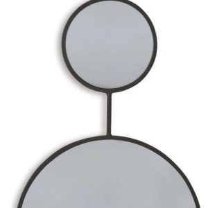 Signature Design by Ashley Contemporary Brewer Accent Mirror Black