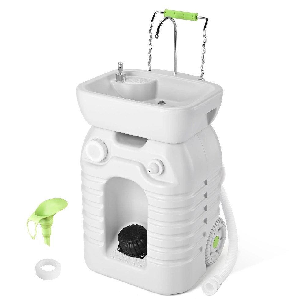 Yescom 45L Portable Sink Hand Wash Station with Pump 12 Gallon Washing Outdoor Travel Camping Booth
