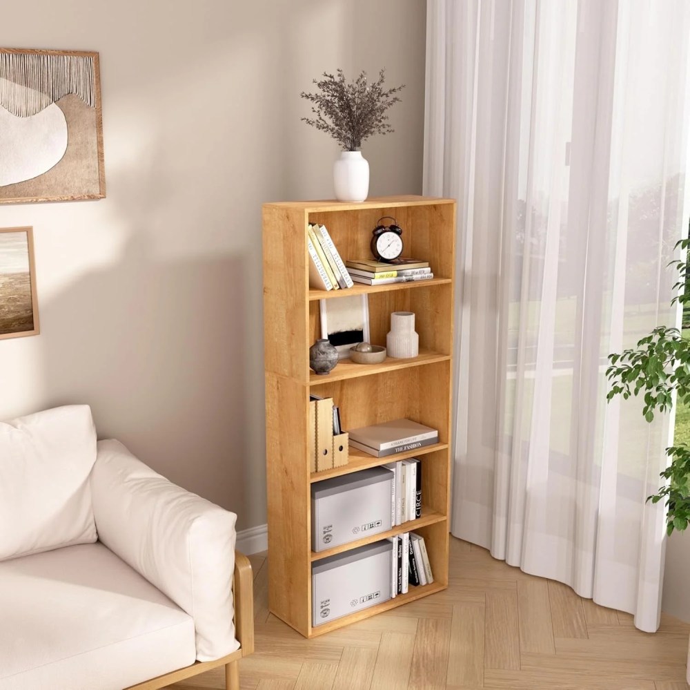 5 Cube Open Shelf Bookcase,Storage Organizer Shelves for Bedroom Closet,Space Saving 6 Layer Bookshelf,Compact Bookcase Unit Ideal for Small Spaces, 23.399.2552.05 in