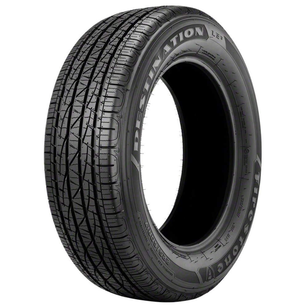 1 Firestone Destination LE-2 225/65R17 102H Truck SUV All Season 60K Mile Tires FS 097946 / 225/65/17 / 2256517 Fits: 2018-23 Chevrolet Equinox LT,  2015-17 Subaru Outback 3.6R Touring