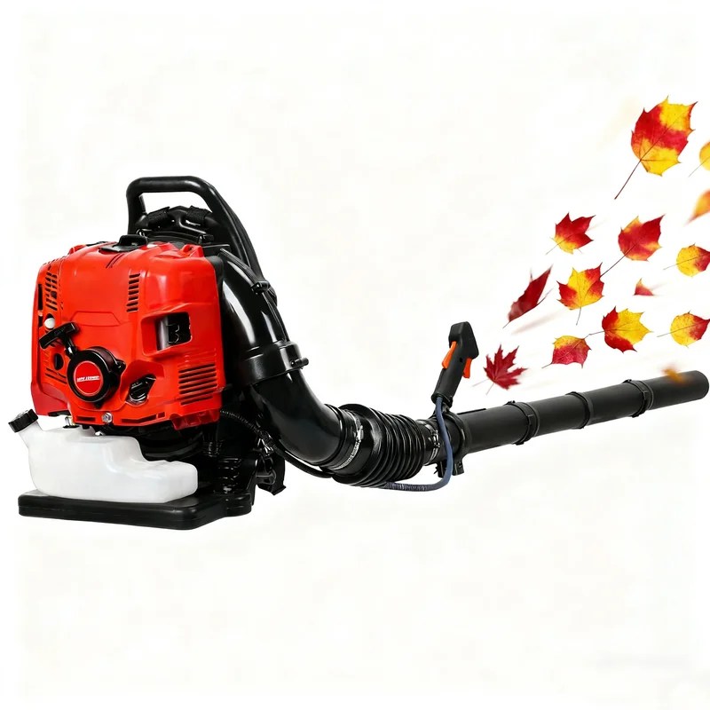 75.6CC Gas Leaf Blower,5HP Backpack Blower with 900CFM Air Volume and 210MPH Wind Speed,Powerful 2-Cycle Engine for Heavy-Duty Lawn,Yard,and Parking Lot Cleanup