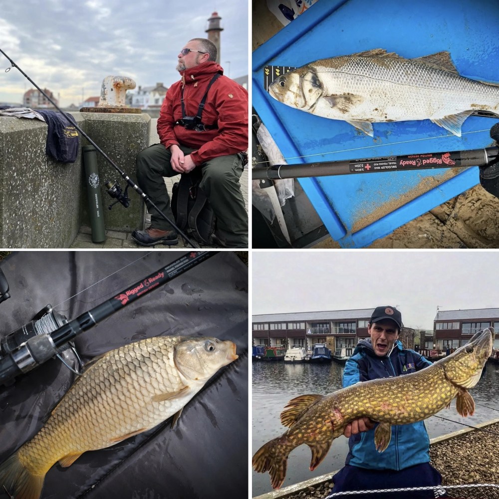 Rigged and Ready S Max. Big Fish Powerful Predator Surf Travel Fishing Rod 2 Tips Hi-Carbon 11' 10" & 10' 7" Options Compact Rod 23" Case 26" Cast W 3.56 oz - Image 6
