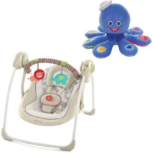 Comfort & HarmonyPortable Swing - Cozy Kingdom with BONUS Octoplush Toy