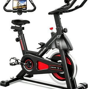 YOSUDA Exercise Bike-Stationary Indoor Cycling Bike for Home 330 Lbs Weight Capacity, Comfortable Seat Cushion and LCD Monitor