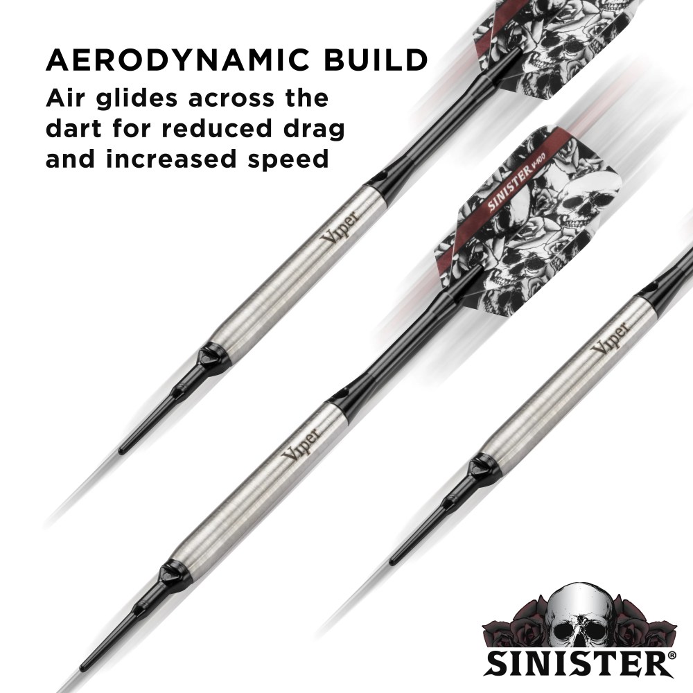 Viper Sinster 95 Tungsten Soft Tip Dart Set, Smooth, 16 Grams - Image 9