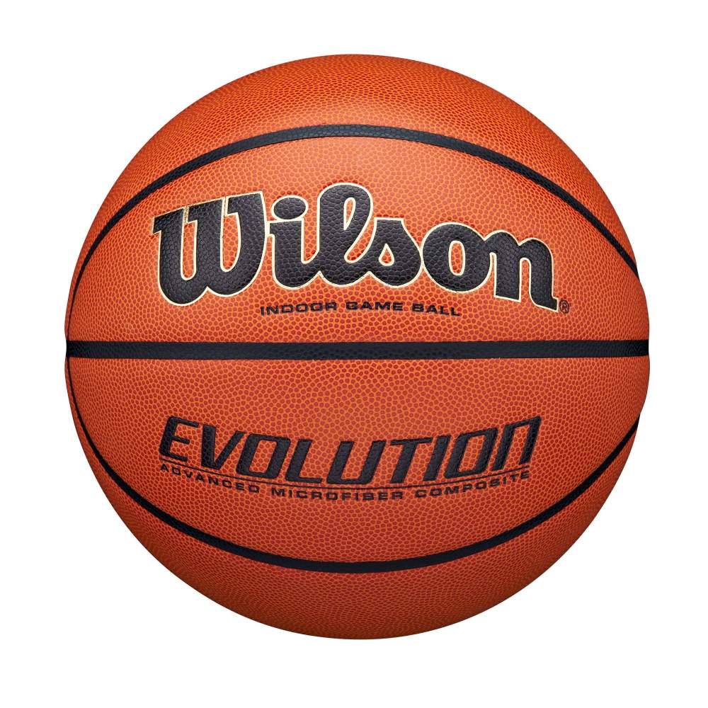 Wilson Evolution Indoor Game Basketball - Black,  Size 6 - 28.5"