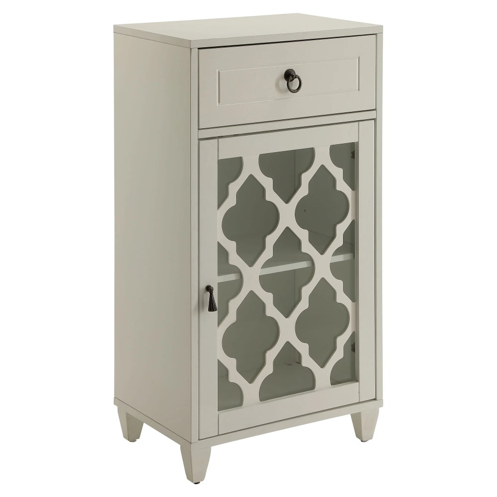 Acme Ceara Rectangular Accent Table in White