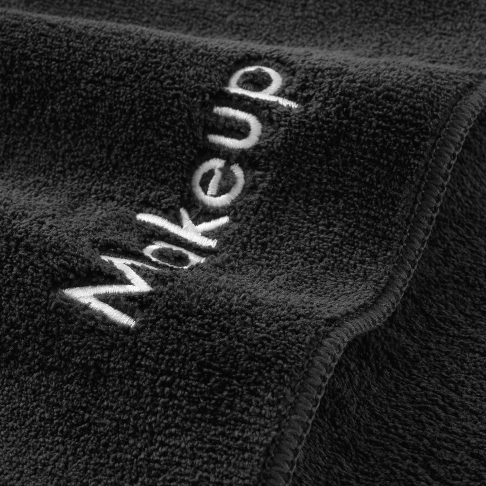 Arkwright Makeup Remover Wash Cloth - Coral Fleece Microfiber Face Towels - 13 x 13 in. - (Bulk Case of 108) Black - Image 5