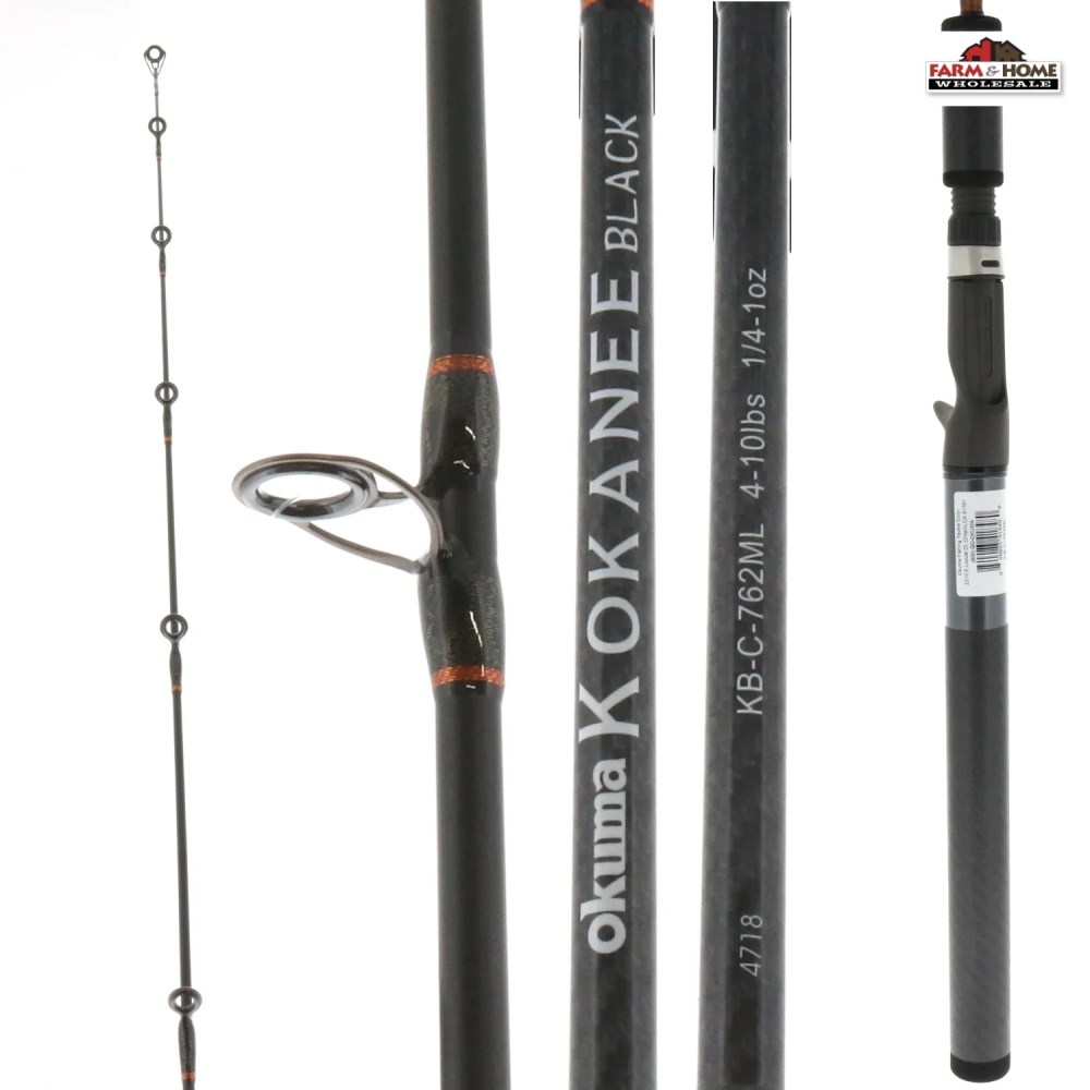 Okuma Kokanee 2-Piece 7" 6" Medium Light Casting Rod (Adult)