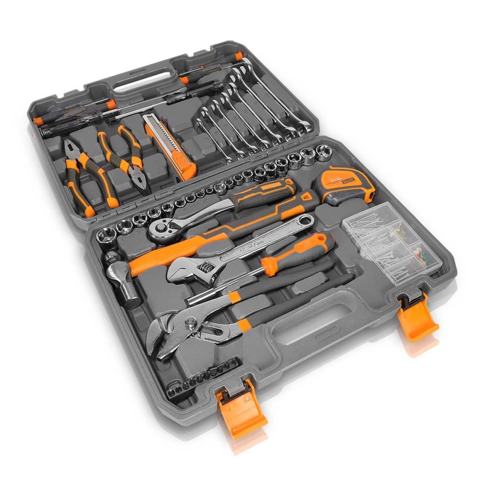 160-piece Mechanics Auto & Home Repair Tool Set Household Hand Tool Kit with Storage Case