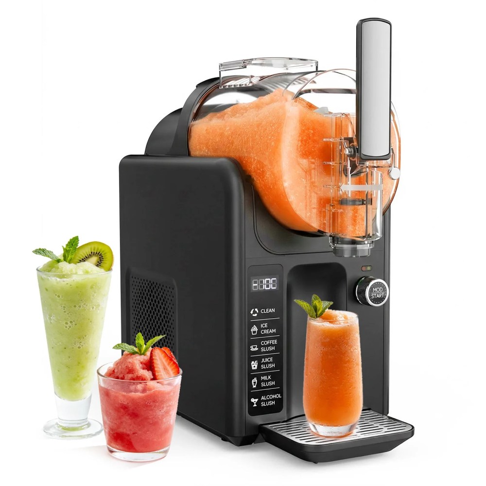 Joreek Slushie Machine 85 fl oz, Slushy Margarita Machine 5-in-1 Frozen Drink & Ice Cream Maker,LED Touch ,Rinse,No Ice Needed,Slushy Maker for Milkshakes,Smoothie,Frappes - Image 8