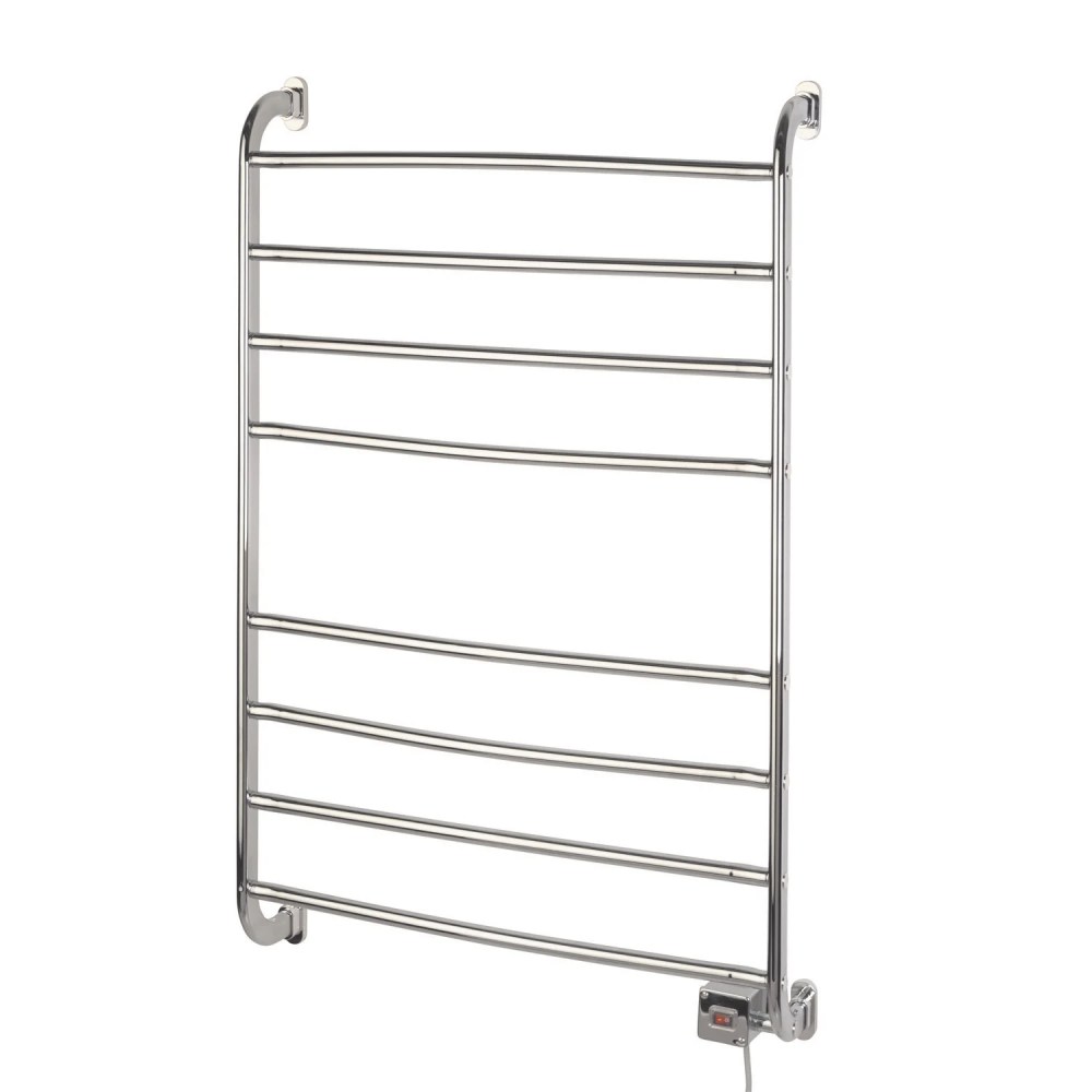 Warmrails Kensington Wall Mount Towel Warmer,Chrome,39.5-Inch Height,23.5 inch Wide - Plug In or Direct Wire - Model HSKC