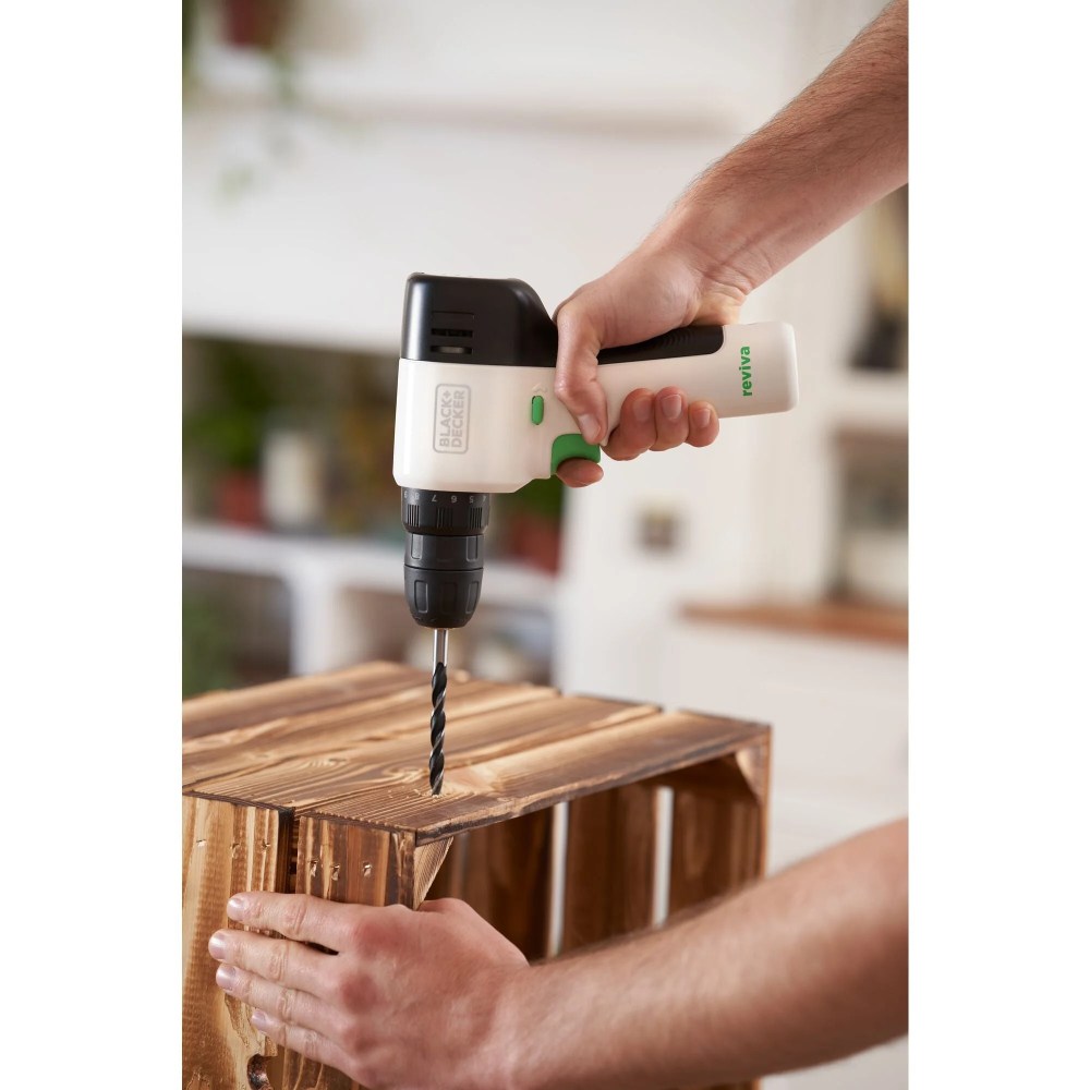 BLACKDECKER Reviva 12V MAX Cordless Drill with Charger and Double-Ended Screwdriver Bit (REVCDD12C) - Image 8