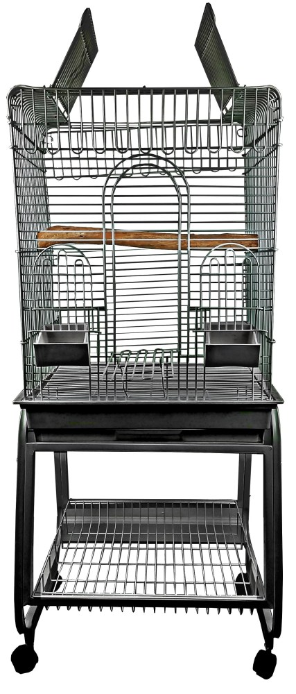 A and E Cage Co. 22"x18" Play Top Cage - Black - Image 5