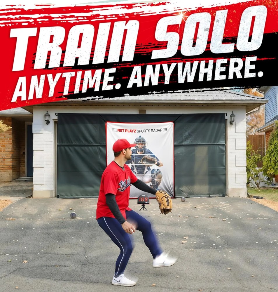 Baseball Radars, Speed Sensors Training Equipment (Hands-Free Radar Guns, Pitching Speed Guns) Baseball Gifts, High-Tech Gadget & Gear for Baseball Players - Image 4