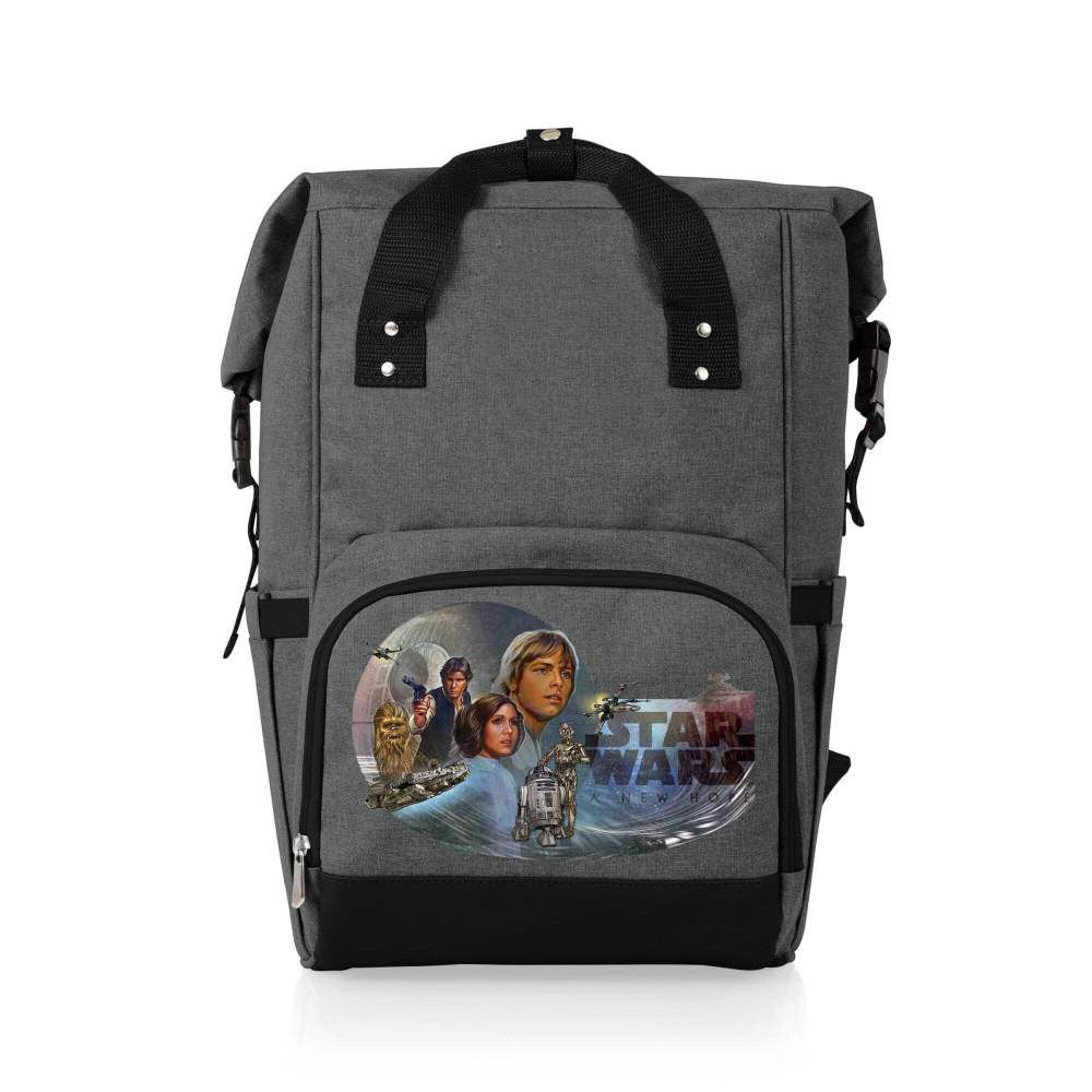 ONIVA Star Wars Celebration - On The Go Roll-Top Cooler Backpack,  Heathered Gray