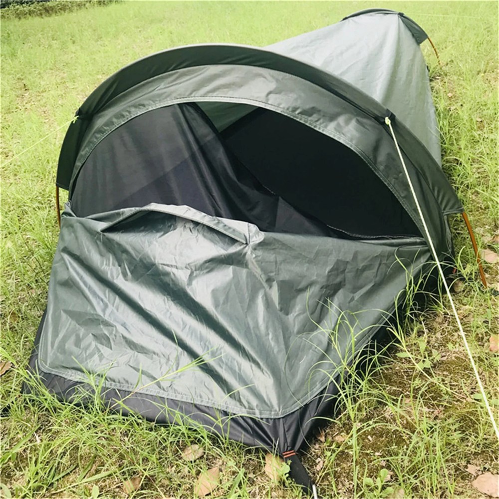 Watertight Sleeping Bag Camping Survival Bivvy Tent for Outdoor Bivy Tent, Single Person Sleeping Backpacking Bivvy Tent - Image 9