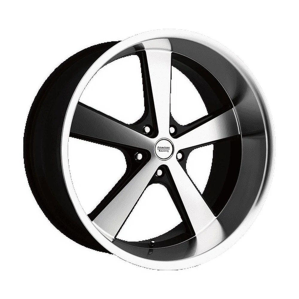 American Racing Vintage Aluminum Rim VN701 NOVA 20X8.5in Gloss Black Machined Finish, VN70128550300