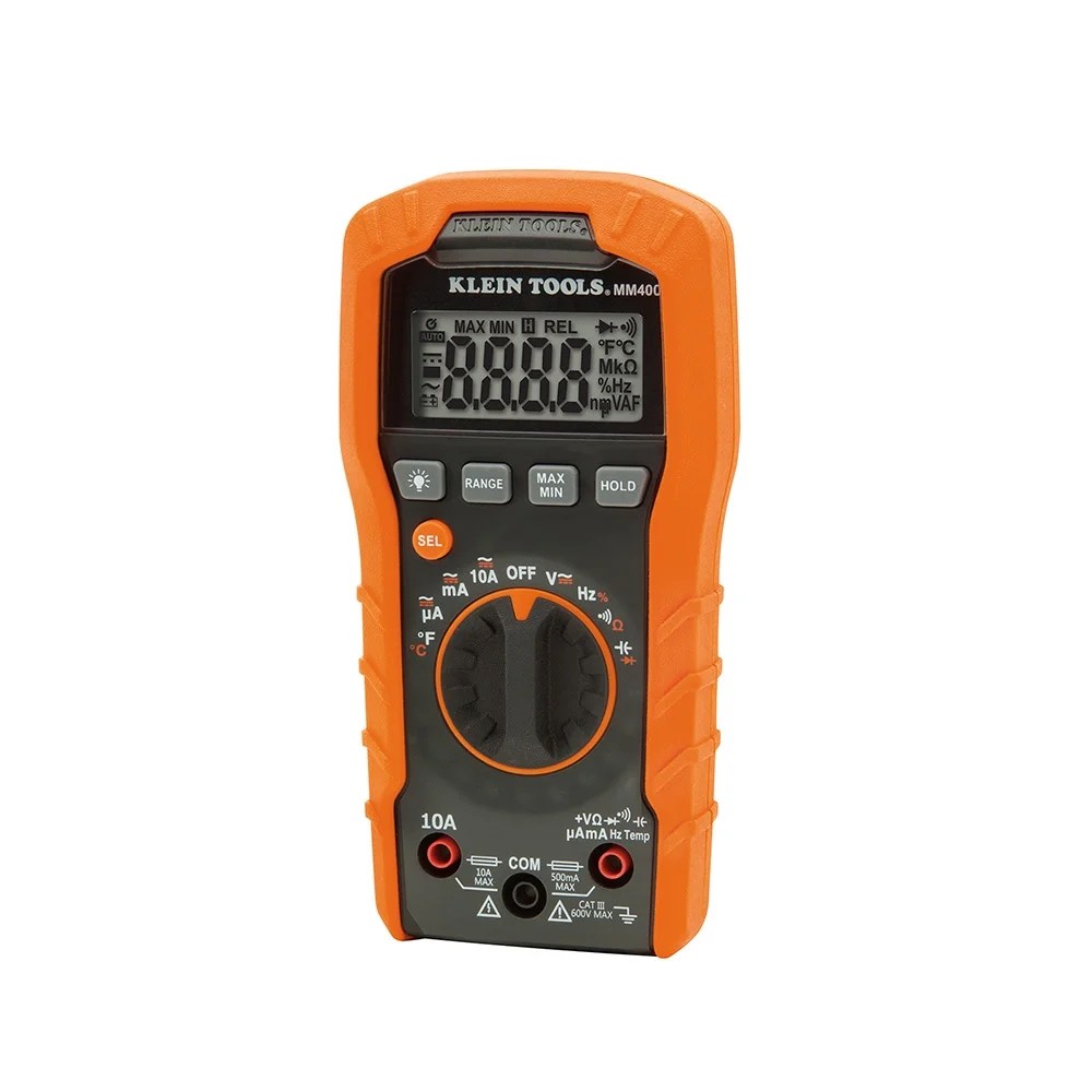 Klein Tools MM400 Digital Multimeter,Auto-Ranging,600V