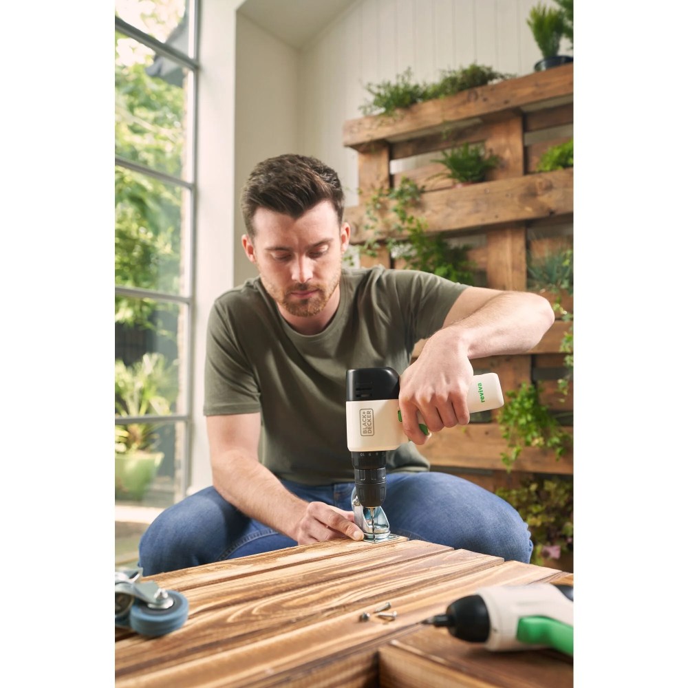 BLACKDECKER Reviva 12V MAX Cordless Drill with Charger and Double-Ended Screwdriver Bit (REVCDD12C) - Image 4
