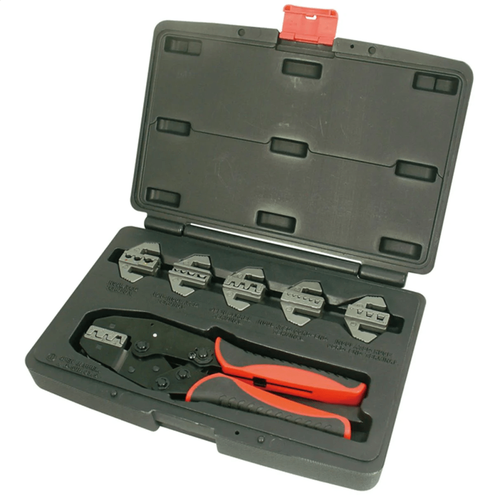 Astro Pneumatic Tool 9477 7-Piece Professional Quick Interchangeable Ratchet Crimping Tool Set - Image 2