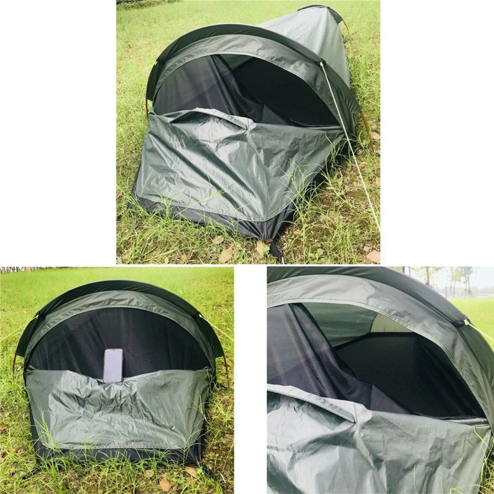 Watertight Sleeping Bag Camping Survival Bivvy Tent for Outdoor Bivy Tent, Single Person Sleeping Backpacking Bivvy Tent - Image 6