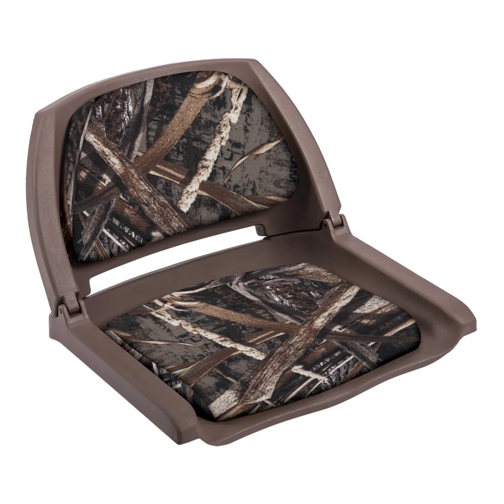 Wise 8WD139CLS-B-733 Cushioned Fold-Down,  Molded Fishing Seat,  Realtree Max 5