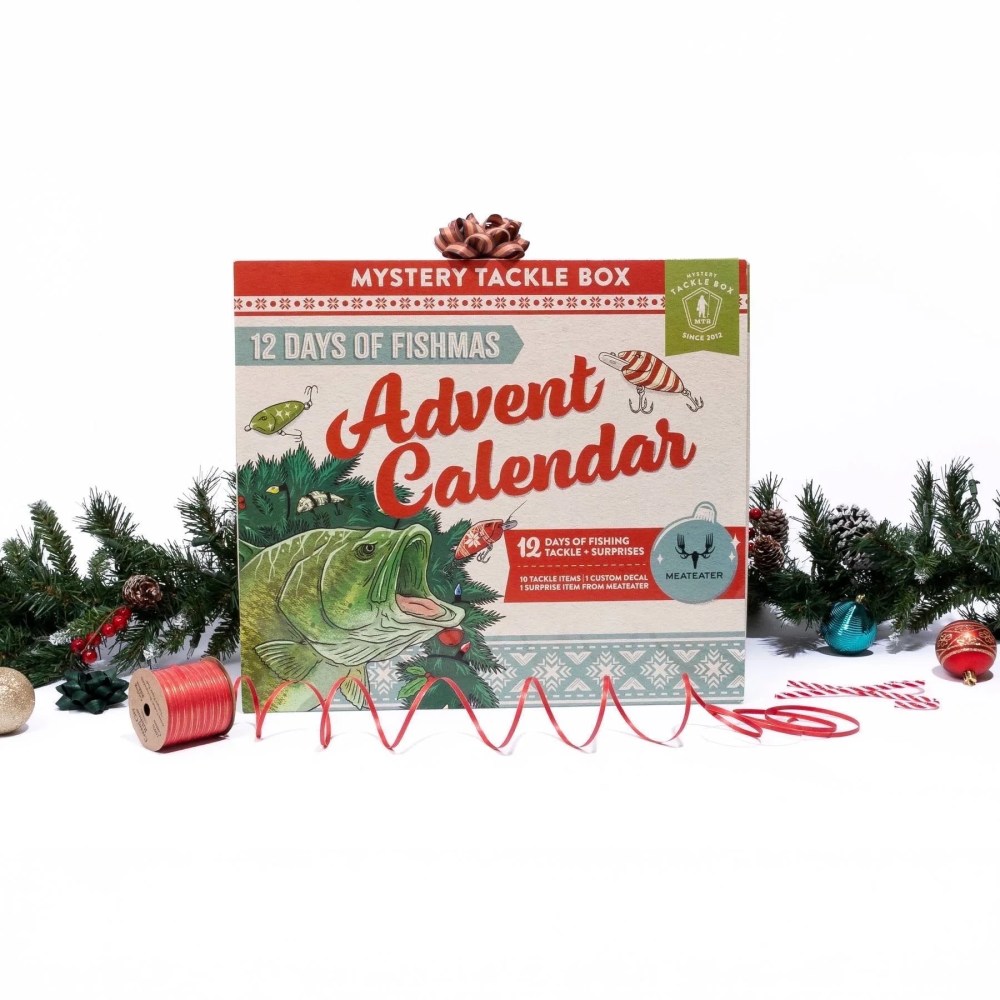 Mystery Tackle Box 12 Days of Fishmas Fishing Tackle Advent Calendar - Bass Lure Giftset