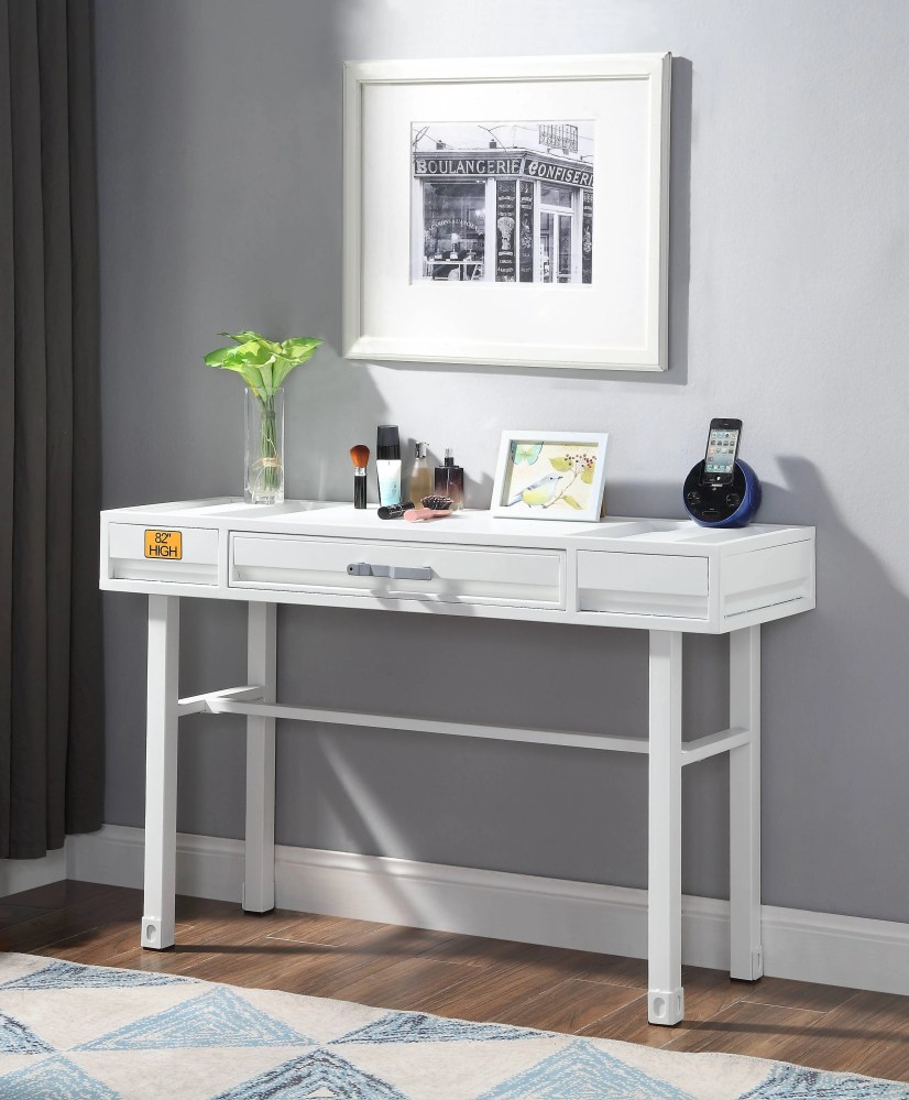 ACME Cargo Container Style Metal Vanity Desk,Multiple Colors