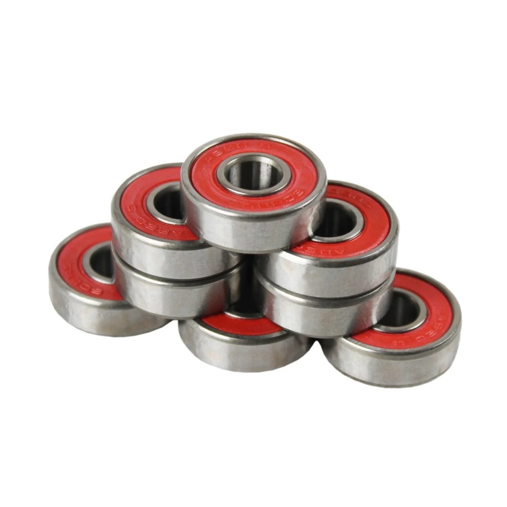 Blank Skateboard Complete 8.25" Red with Silver Trucks and Black Wheels - Image 3