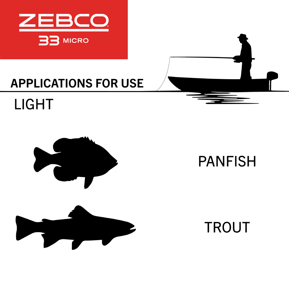 Zebco 33 Micro Trigger Spincast Reel and Fishing Rod Combo, Pre-Spooled 4-Pound Line, Silver/Black - Image 6