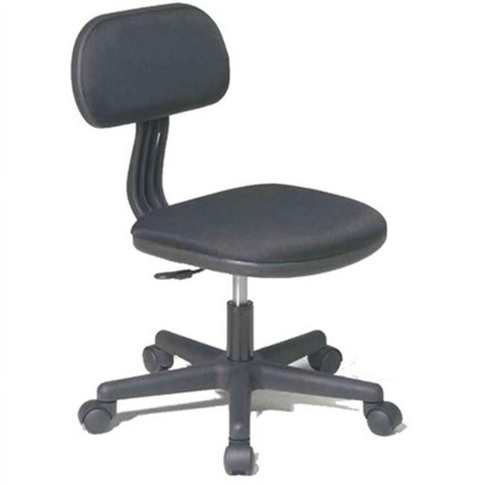 OSP Home Furnishings Student Task Chair in Black Fabric