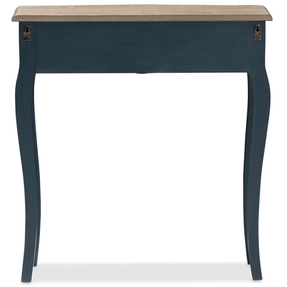 Baxton Studio Mazarine Classic and Provincial Blue Spruce Finished Console Table - Image 8