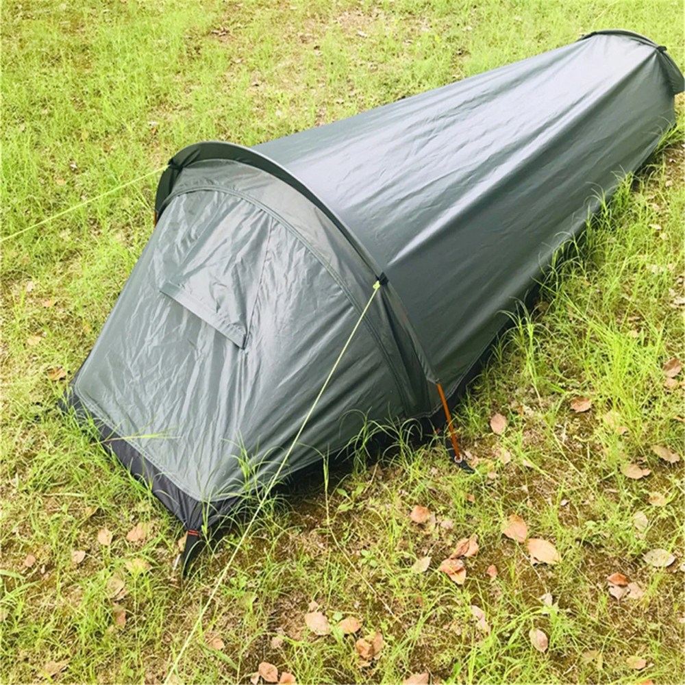 Watertight Sleeping Bag Camping Survival Bivvy Tent for Outdoor Bivy Tent, Single Person Sleeping Backpacking Bivvy Tent - Image 7