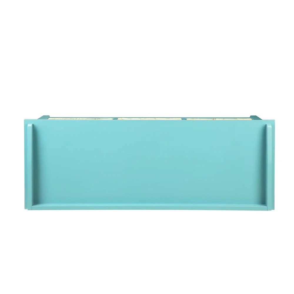 ACME Flavius Storage Bench in Teal - Image 3