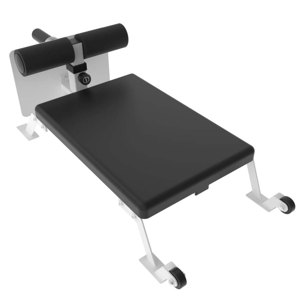 Nordic Curl Machine, Hamstring & Glute Bench Adjustable with Wheels, Nordic Bench for Home Gym