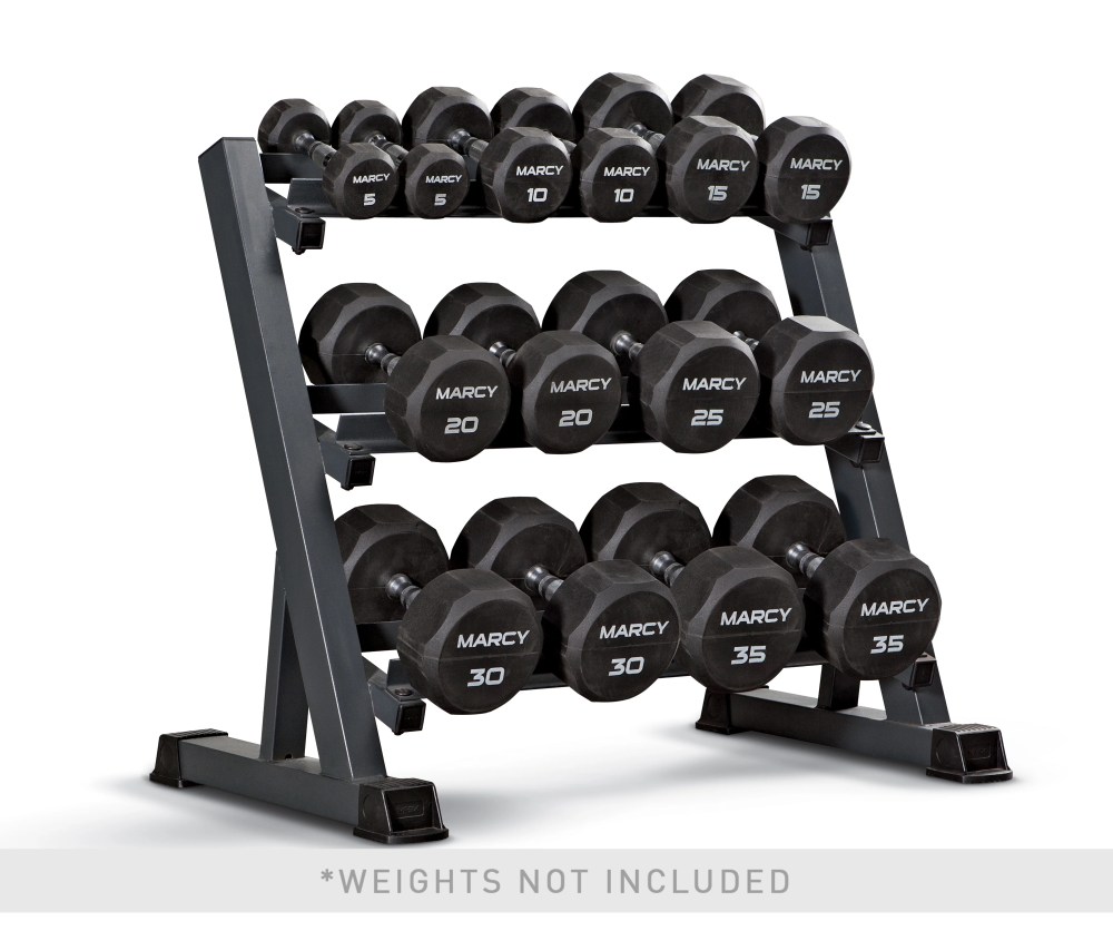 Marcy Apex 3-Tier Dumbbell Rack: DBR-86 - Image 2