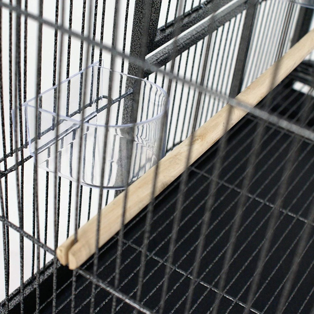 ZENSTYLE 53" Bird Cage with Stand Wrought Iron Frame Birdcage - Image 7