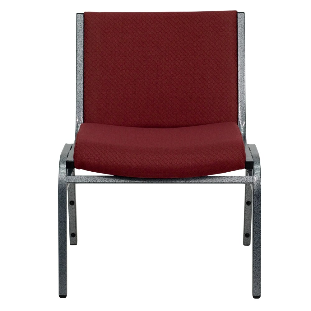 Flash Furniture 4 Pack HERCULES Series Big & Tall 1000 lb. Rated Burgundy Fabric Stack Chair - Image 9