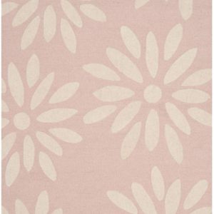 SAFAVIEH Kids Daisy Flowers Wool Area Rug, Pink/Ivory, 3" x 5"