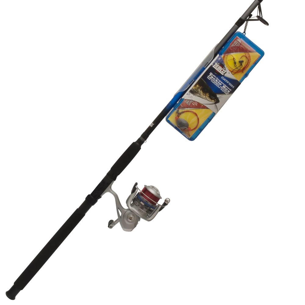 Zebco Ready Tackle Spinning Reel and Fishing Rod Combo, Includes Tackle