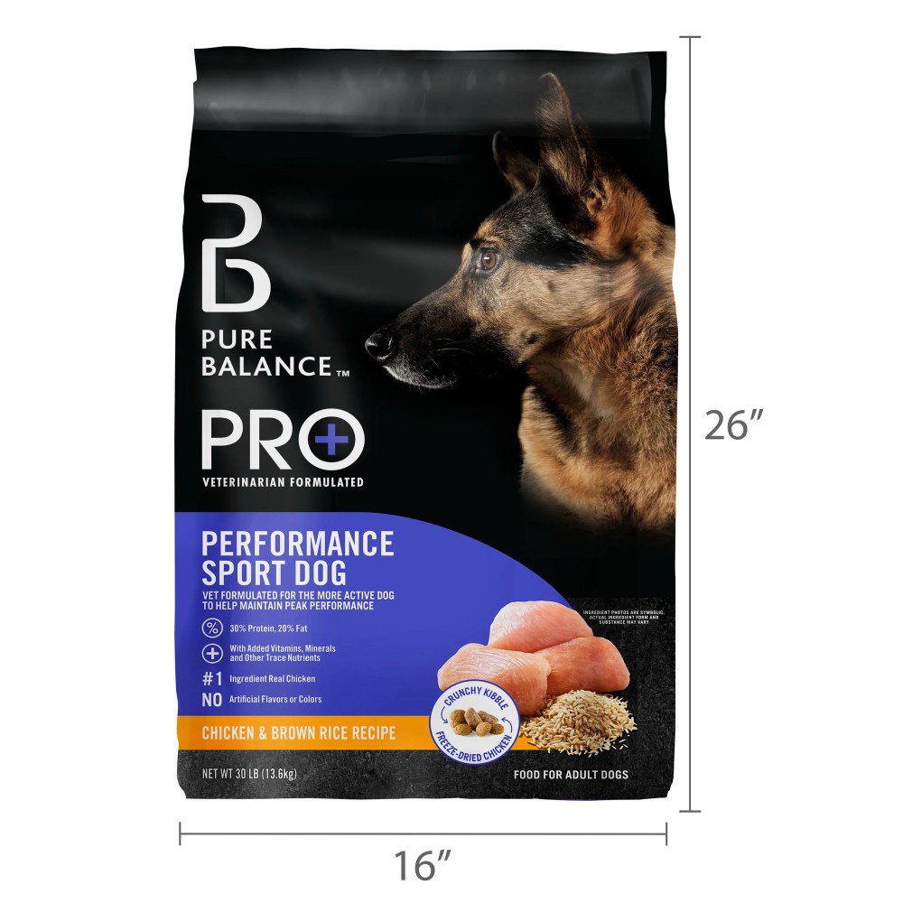 Pure Balance Pro Performance Sport Dog Dry Dog Food, Chicken & Brown Rice Recipe, 30 lb Bag - Image 6