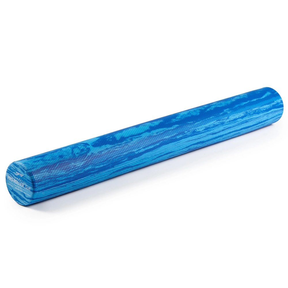 OPTP PRO-Roller Foam Roller 36" x 4"-Standard Density or Soft Foam Roller for Physical Therapy,  Pilates Foam Roller and Yoga Foam Roll Exercises,  and Muscle Recovery - Soft Density 36" x 4"