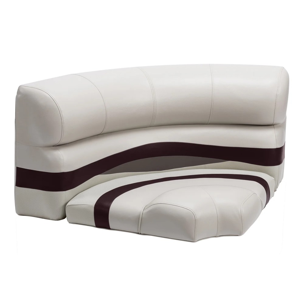 Wise BM11002-989 Premier Series 32" Pontoon Bow Radius Corner Seat Cushion Set